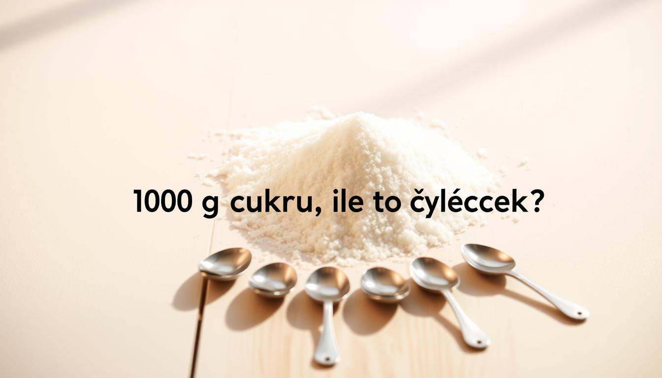 100 g cukru ile to łyżeczek