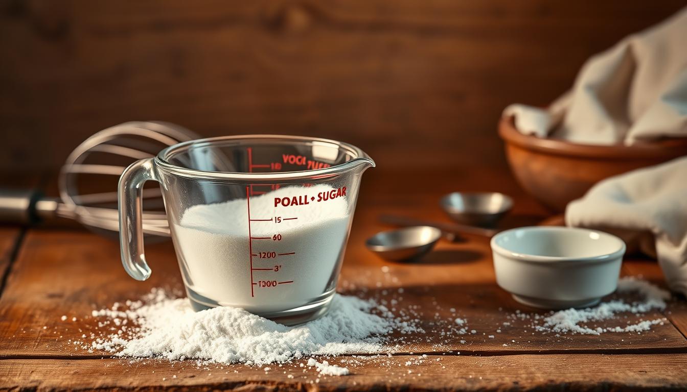 100 g cukru pudru ile to szklanek