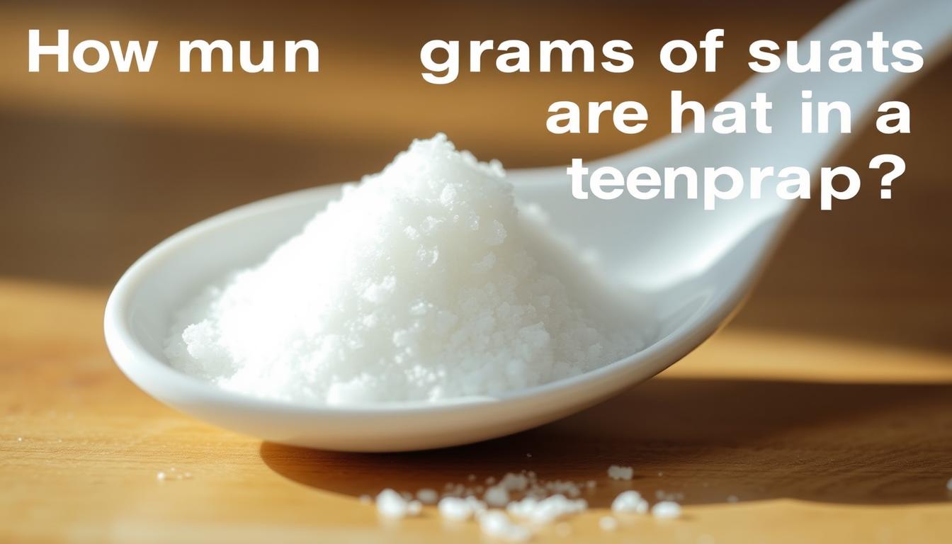 ile g cukru ma łyżeczka